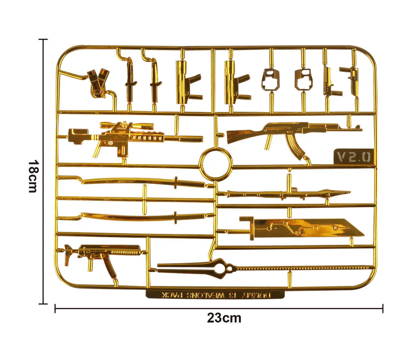 Electroplate Metallic Lucky 13 Doll Figure