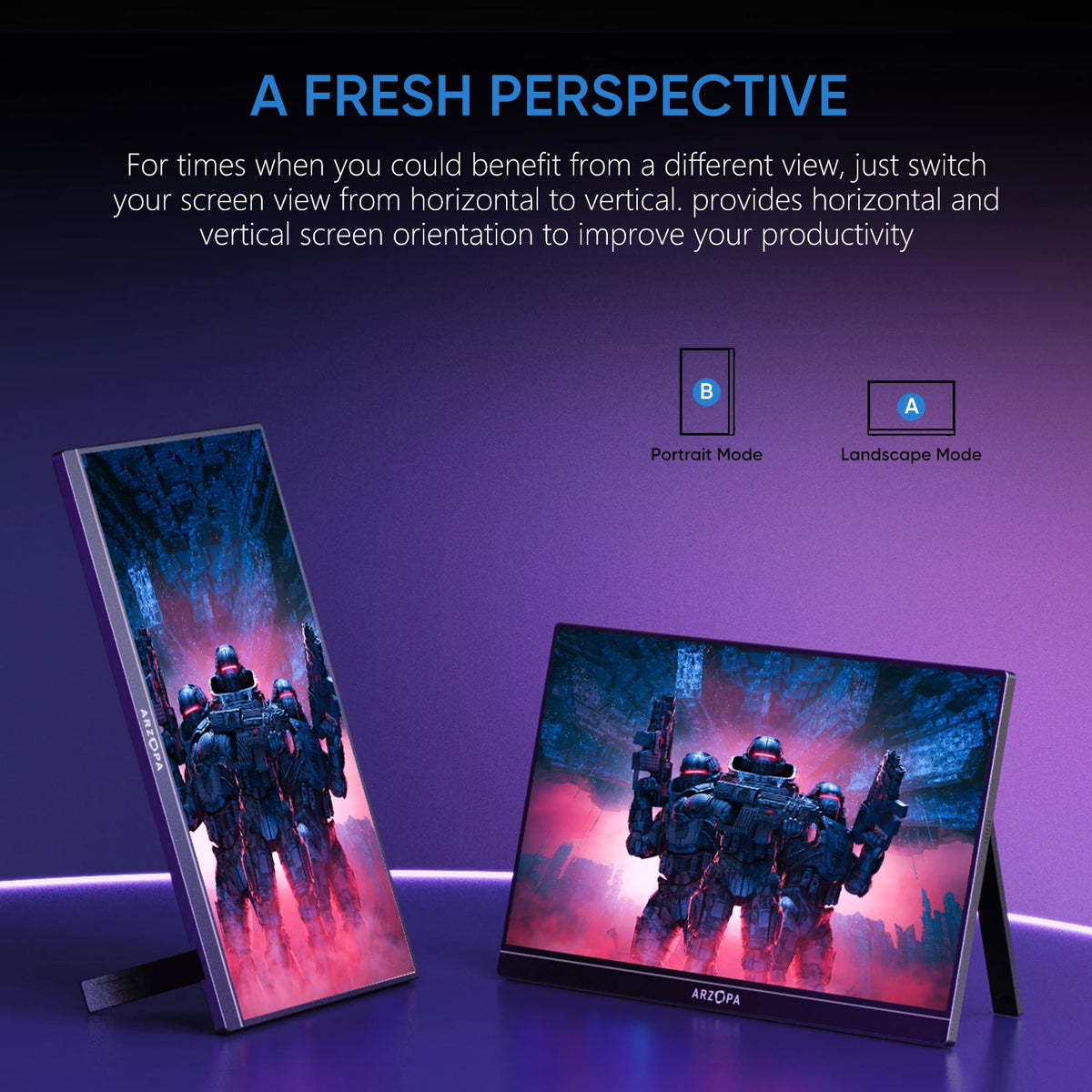 ARZOPA 16.1 inch 144Hz Portable Monitor – ChromaBeatz