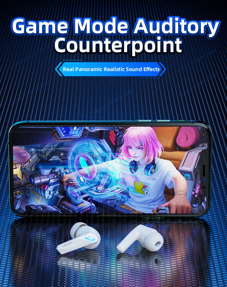 Lenovo GM2 PRO New Bluetooth 5.3 Headset