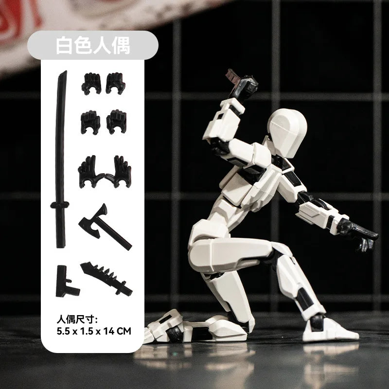 Electroplate Metallic Lucky 13 Doll Figure