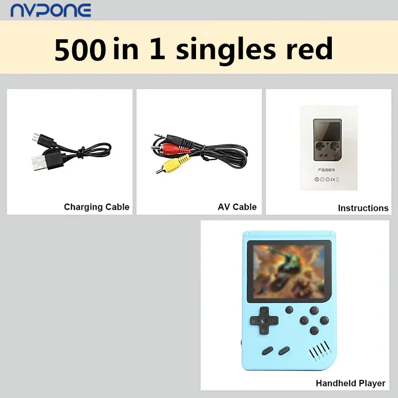 Built-in 500+ Classic arcade retro games Console