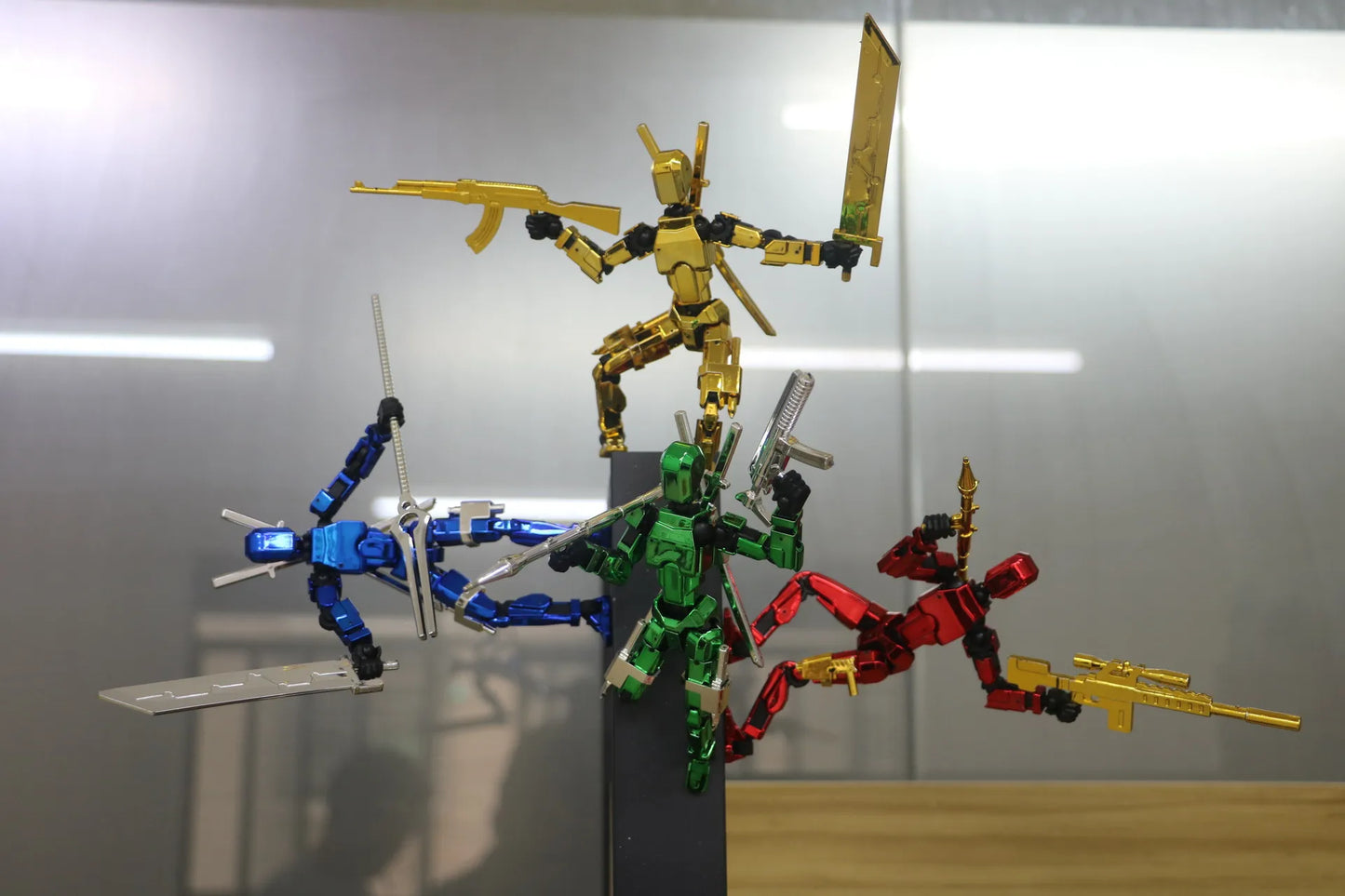 Electroplate Metallic Lucky 13 Doll Figure