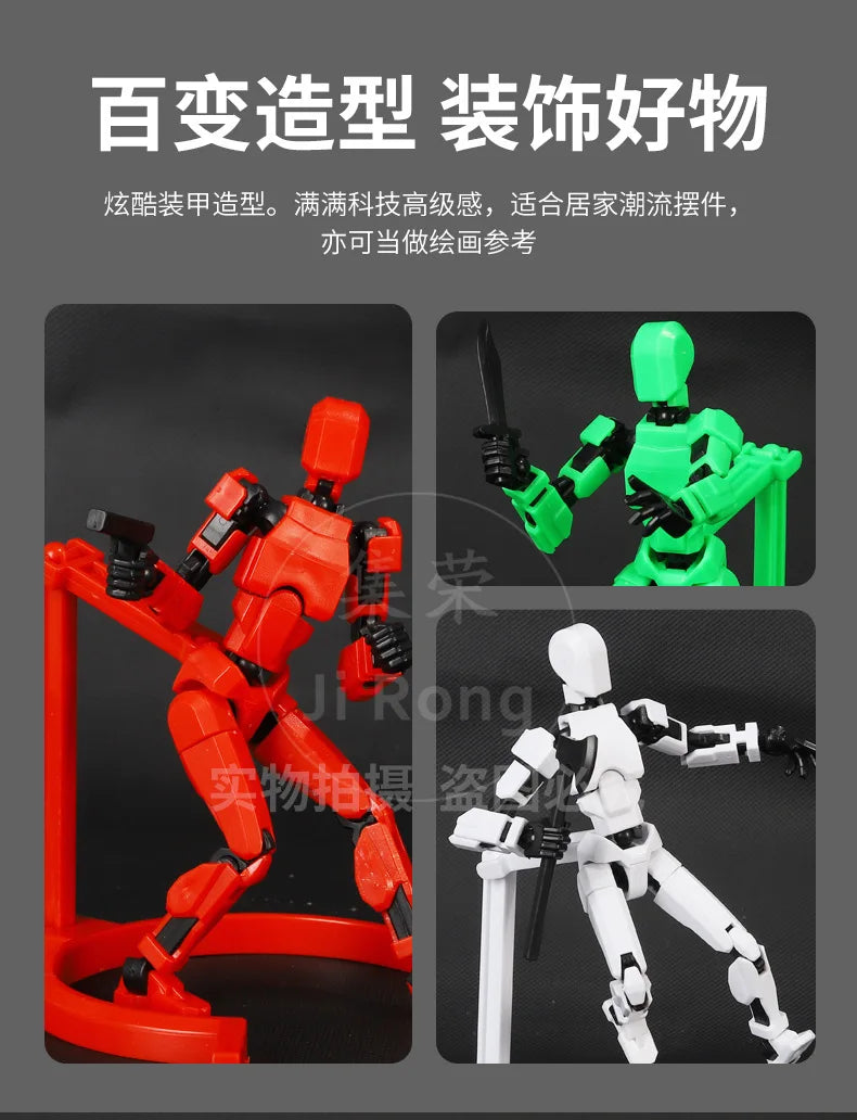 Electroplate Metallic Lucky 13 Doll Figure