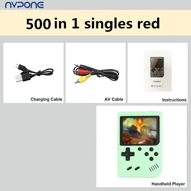 Built-in 500+ Classic arcade retro games Console