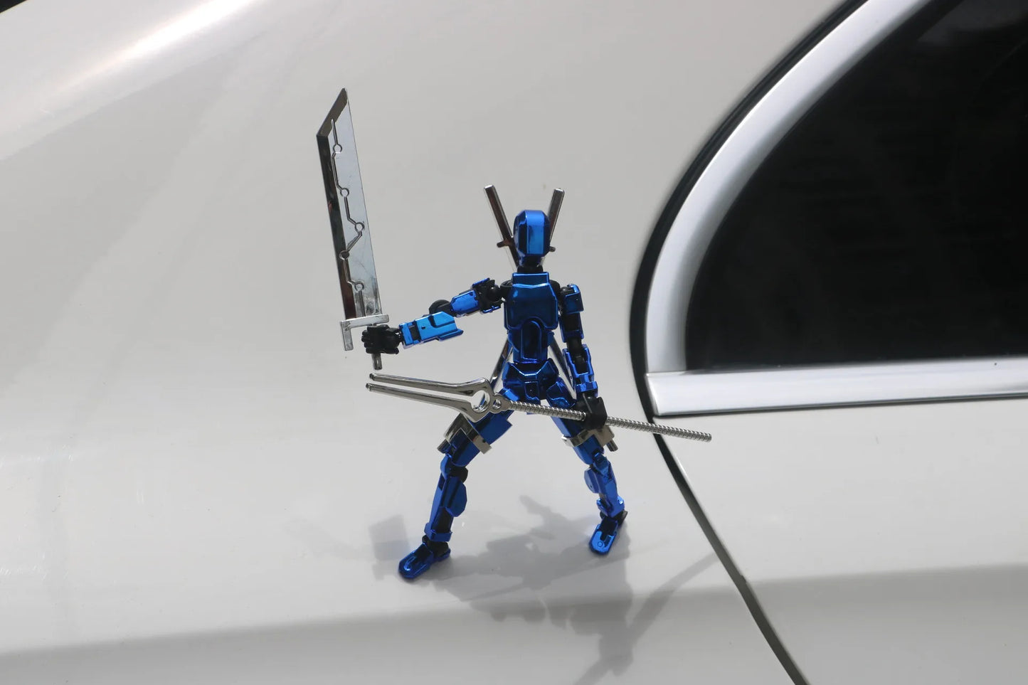 Electroplate Metallic Lucky 13 Doll Figure