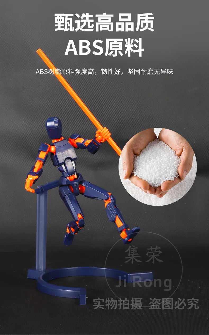 Electroplate Metallic Lucky 13 Doll Figure