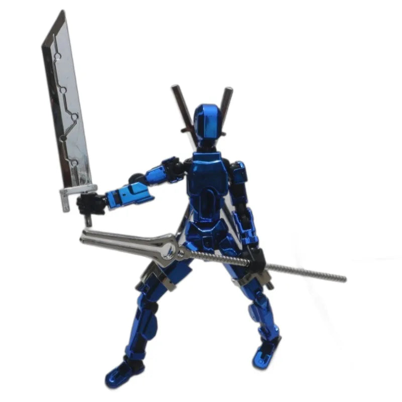 Electroplate Metallic Lucky 13 Doll Figure