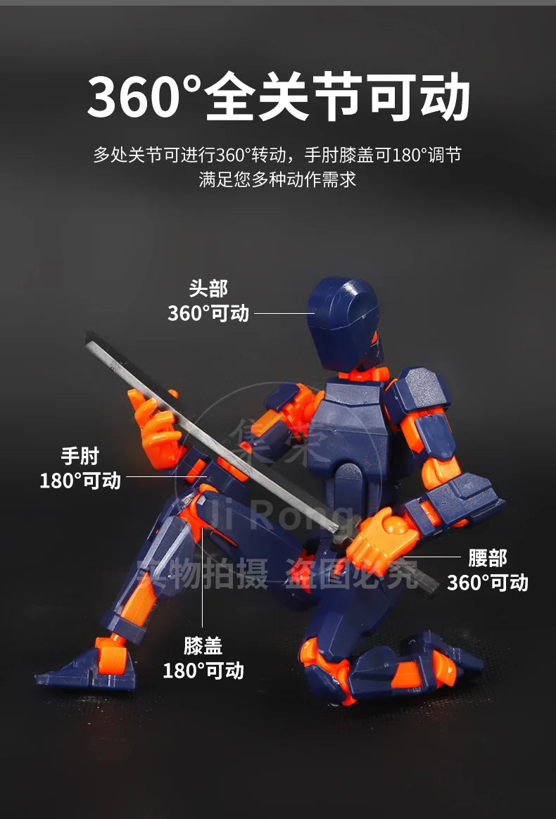 Electroplate Metallic Lucky 13 Doll Figure