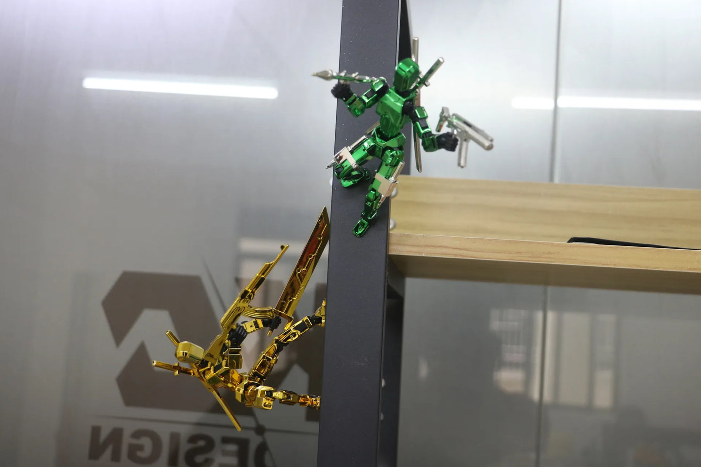 Electroplate Metallic Lucky 13 Doll Figure